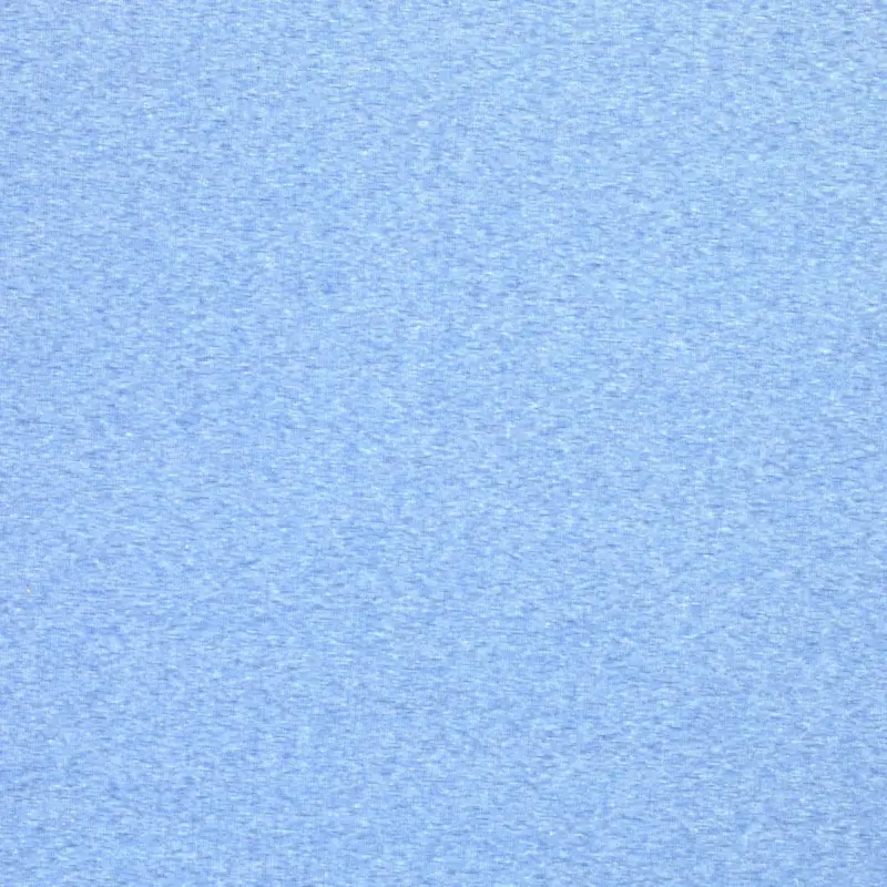 0,68m Reststück Alpenfleece Swafing "Mila" uni blau meliert (1253) Echt